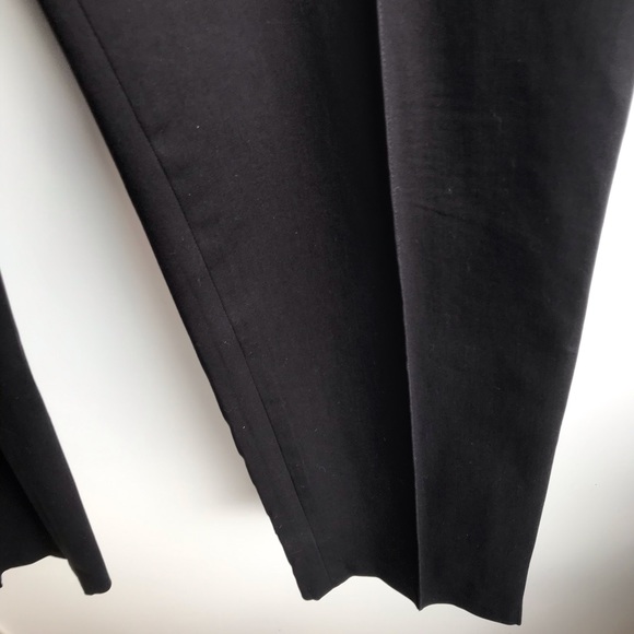 Max Mara Black Cropped Straight Leg Pants - Picture 6 of 11